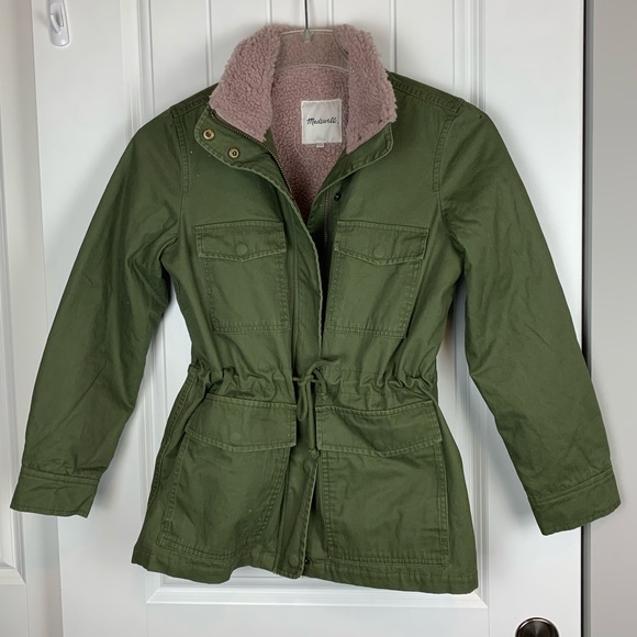 Madewell Jackets & Blazers - Madewell Sherpa lining military jacket